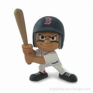 Baseball Player with Fixed Hands and Legs with 7.1cm Height, Made of PVC
